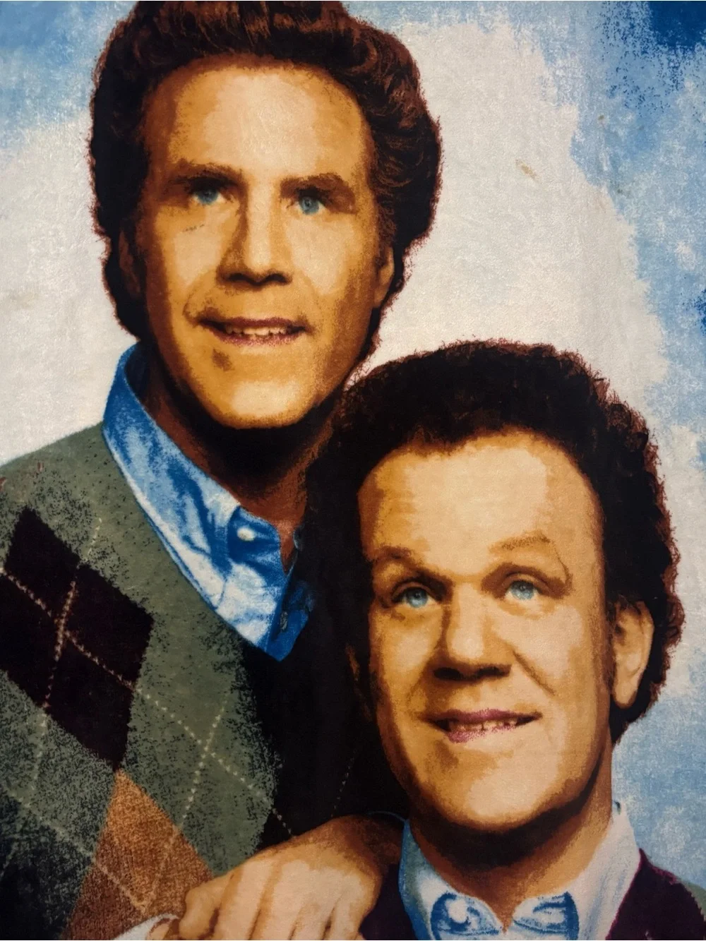 Step Brothers Blanket 50x60 Will Ferrell John C Reilly Silver Buffalo 2018